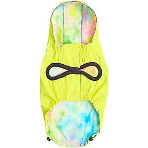 GF Pet Neon Reversible Dog Raincoat, Neon Yellow, XX-Large