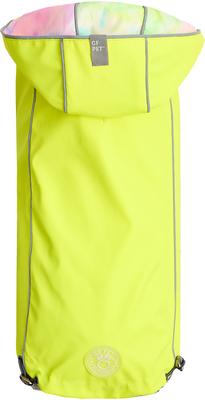 Show full view: GF Pet Neon Reversible Dog Raincoat, Neon Yellow, XX-Small slide 5 of 11