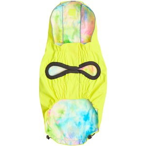 GF Pet Neon Reversible Dog Raincoat, Neon Yellow, XX-Small
