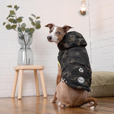 Show full view: GF Pet Recycled Dog Parka, Camouflage, X-Small slide 4 of 10