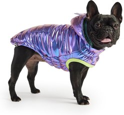 GF Pet Recylced Parka Dog Coat, Iridescent, X-Small