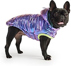 GF Pet Recylced Parka Dog Coat, Iridescent, XXX-Large