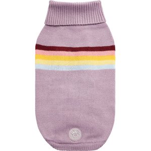 GF Pet Retro Turtleneck Dog Sweater, Lavender, XXX-Small