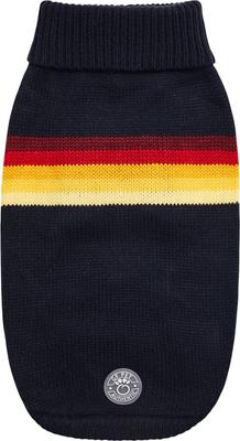 Show full view: GF Pet Retro Turtleneck Dog Sweater, Navy, Large slide 2 of 7