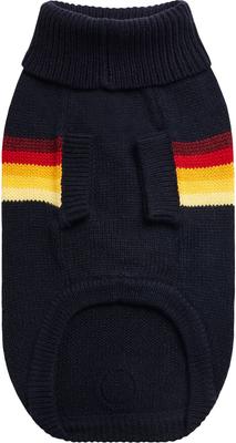 Show full view: GF Pet Retro Turtleneck Dog Sweater, Navy, Large slide 3 of 7