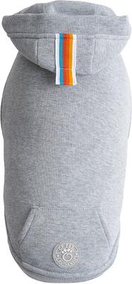 Show full view: GF Pet Urban Hoodie Dog Coat, Heather Grey, XX-Small slide 2 of 5