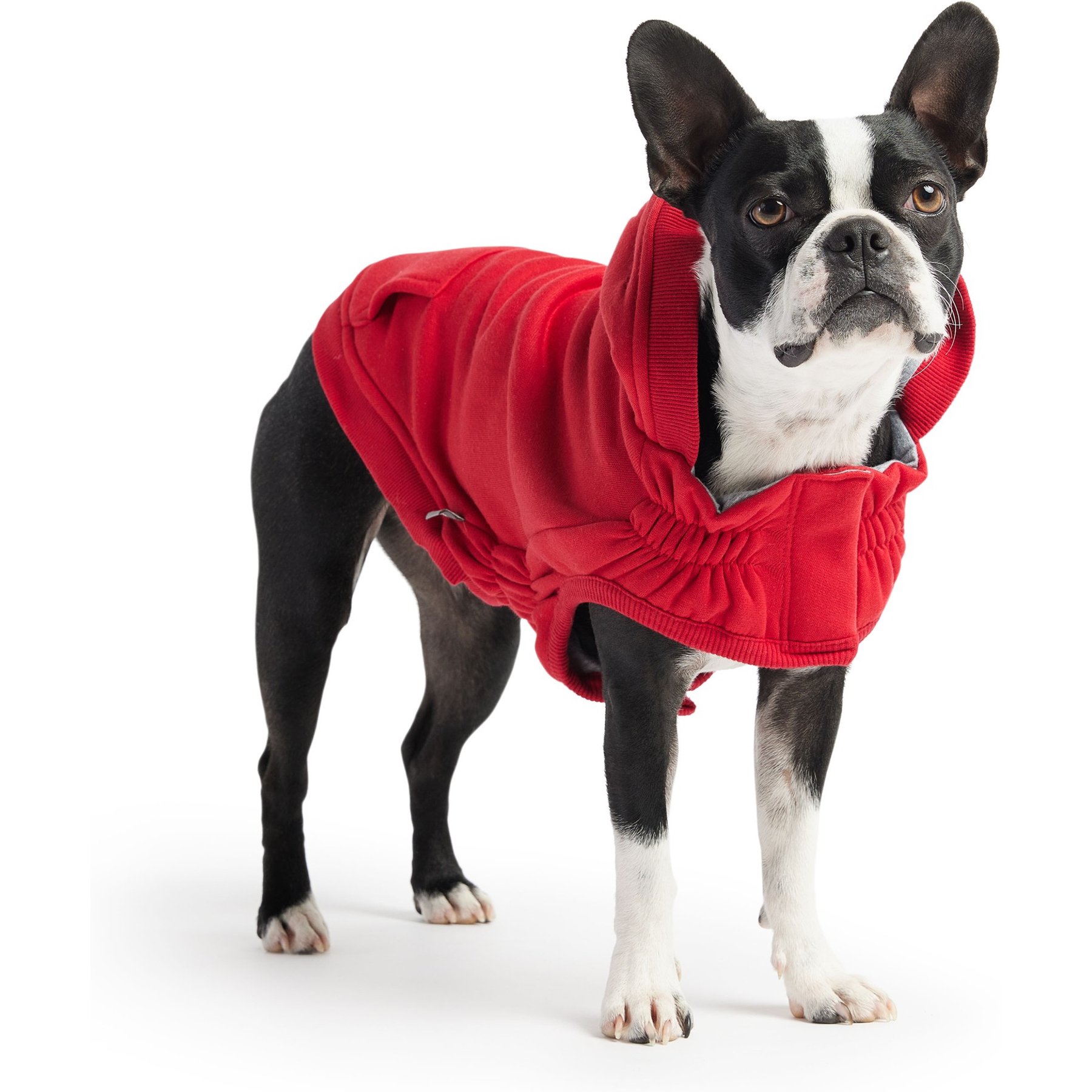 GF Pet Urban Hoodie Dog Coat, Red, Medium