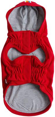 Show full view: GF Pet Urban Hoodie Dog Coat, Red, Medium slide 3 of 5