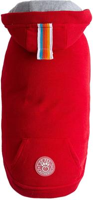 Show full view: GF Pet Urban Hoodie Dog Coat, Red, Small slide 2 of 5