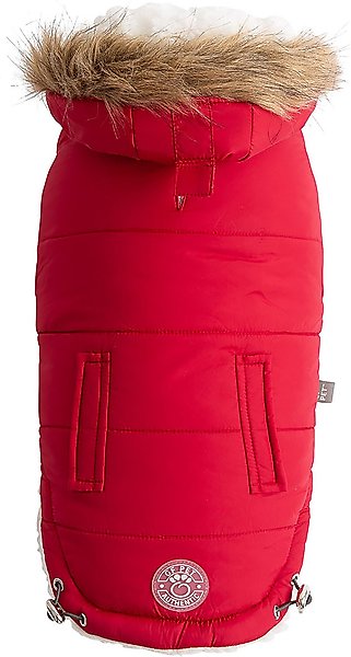 Show full view: GF Pet Urban Parka Dog Coat, Red, XX-Small slide 2 of 7
