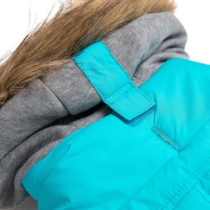 GF Pet Winter Sailor Dog Parka, Aqua, XX-Small