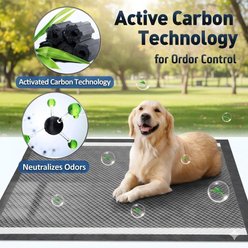 Gimars 9-Layer Super Absorbent Upgrade Leak Proof Odor Control Charcoal Dog Potty Pads, XXXX-Large: 36 x 36-in, 45 count slide 2 of 6