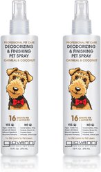 Giovanni Professional Deodorizing & Finishing Oatmeal & Coconut Dog Spray, 10-fl oz spray, case of 2