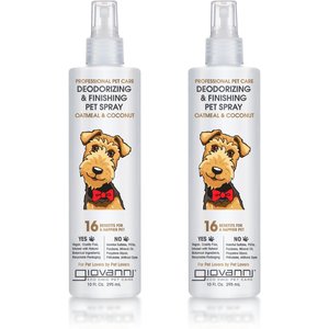 Giovanni Professional Deodorizing & Finishing Oatmeal & Coconut Dog Spray, 10-fl oz spray, case of 2