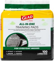 Glad for Pets Black Charcoal Puppy Pad, 23" x 23", 100 count slide 2 of 7
