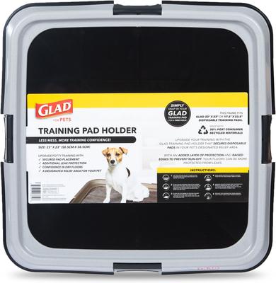 GLAD FOR PETS Washable Dog Training Potty Pad Holder Chewy