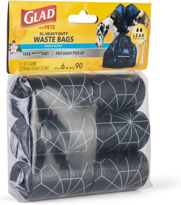Show full view: Glad for Pets Waste Bags Refill Pack, 90 count, Scented slide 2 of 7