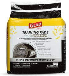 Glad for Pets Micro-Defensive Technology Activated Carbon Dog Training Pads, 23 x 23-in, 100 count slide 2 of 9