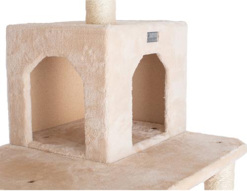 Show full view: GleePet 74-in Faux Fur Cat Tree & Condo, Beige slide 7 of 12