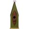 Show in main carousel: Glitzhome Distressed Solid Wood Birdhouse, Green slide 1 of 7