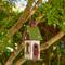 Show in main carousel: Glitzhome Distressed Solid Wood Birdhouse, White & Green slide 5 of 8