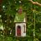 Show in main carousel: Glitzhome Distressed Solid Wood Birdhouse, White & Green slide 3 of 8