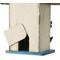 Show in main carousel: Glitzhome Distressed Solid Wood Birdhouse with 3D Flowers, White slide 7 of 8