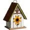Show in main carousel: Glitzhome Distressed Solid Wood Birdhouse slide 1 of 7