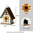 Show in main carousel: Glitzhome Distressed Solid Wood Birdhouse slide 2 of 7