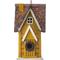 Show in main carousel: Glitzhome Distressed Solid Wood Cottage Birdhouse, Yellow slide 1 of 10