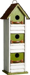 Glitzhome Distressed Solid Wood Cottage Birdhouse