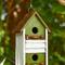 Show in main carousel: Glitzhome Distressed Solid Wood Cottage Birdhouse slide 6 of 8