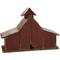 Show in main carousel: Glitzhome Extra-Large Rustic Wood Barn Bird House, 20.67-in slide 7 of 8