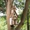 Show in main carousel: Glitzhome Extra-Large Rustic Wood White Bird House, 23.62-in slide 4 of 8
