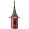 Show in main carousel: Glitzhome Farmhouse Metal Pagoda Birdhouse with Bronze Roof, Red slide 1 of 9