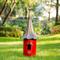 Show in main carousel: Glitzhome Farmhouse Metal Pagoda Birdhouse with Bronze Roof, Red slide 4 of 9