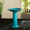 Show in main carousel: Glitzhome Faux Ceramic Tall Pedestal Bird Bath, Turquoise slide 5 of 9
