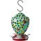 Show in main carousel: Glitzhome Glass Hanging Dots & Ladybugs Mosaic Bird Feeder, Blue/Green slide 1 of 9