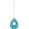 Show in main carousel: Glitzhome Glass Water Drop Hanging Bird Feeder, Blue slide 1 of 9