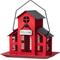 Show in main carousel: Glitzhome Metal House Hanging Birdfeeder, Red slide 1 of 9