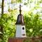 Show in main carousel: Glitzhome Metal Washed Bell Roof Birdhouse, White slide 4 of 8