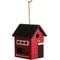 Show in main carousel: Glitzhome Modern Functional Solid Wood Birdhouse, Red slide 1 of 8