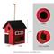 Show in main carousel: Glitzhome Modern Functional Solid Wood Birdhouse, Red slide 2 of 8