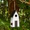 Show in main carousel: Glitzhome Modern Functional Solid Wood Outdoor Garden Birdhouse, White slide 3 of 7
