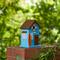 Show in main carousel: Glitzhome Modern Solid Wood Beach Hut Birdhouse, Blue slide 4 of 8