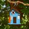 Show in main carousel: Glitzhome Modern Solid Wood Beach Hut Birdhouse, Blue slide 3 of 8