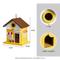 Show in main carousel: Glitzhome Modern Solid Wood General Store Birdhouse, Yellow slide 2 of 8