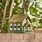 Show in main carousel: Glitzhome Oversized Washed Distressed Solid Wood Church Decorative Outdoor Garden Birdhouse, Green slide 6 of 9