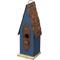 Show in main carousel: Glitzhome Retro Distressed Solid Wood Slim Cottage Decorative Outdoor Garden Birdhouse, Blue slide 6 of 8