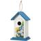 Show in main carousel: Glitzhome Stylish Distressed Solid Wood Decorative with Elegant Daisy & Butterfly Pattern Birdhouse, White slide 1 of 9
